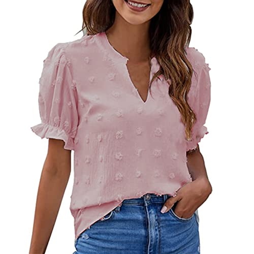 Pale Pink Shirts for Women top Long Sleeve for Women Black v Neck Long Sleeve Women Long Plain red Shirt White Tank Tops for Women v Neck Loose Products Sold by only for Women Shirts Christmas