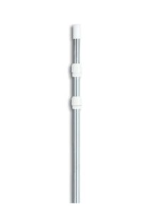 hydrotools by swimline 8350a 3-piece telescopic pole 4 to 12 feet adjustable telepole for swimming pool cleaning skimmer nets vacuum heads & brushes step-up anodized aluminum w/ strong grip & lock