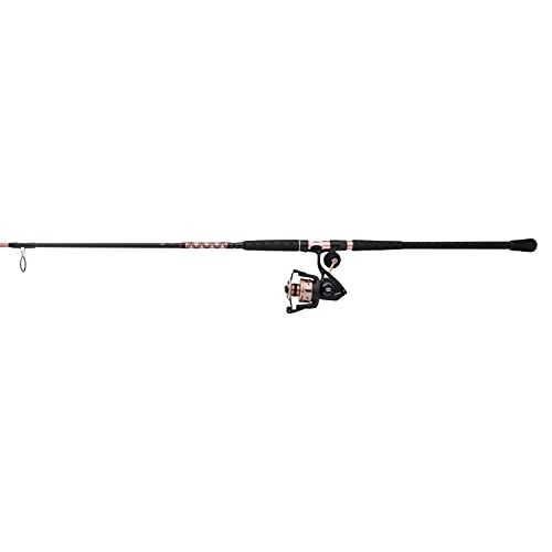 PENN Passion II Spinning Reel and Fishing Rod Combo, Black/Rose Gold, 2000 Size Reel - 6'6" - Medium Light - 2pc