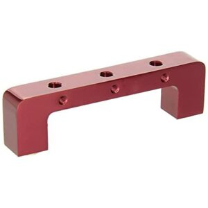 ProForm Deck Bridge, Magnetic, Up to 4-1/2 in Bores, Aluminum, Red Anodized, Each