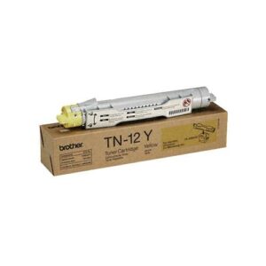 brother – laser toner cartridge, 6000 page yield, yellow, sold as 1 each, brt tn12y