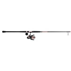 PENN Passion II Spinning Reel and Fishing Rod Combo,Black/Rose Gold