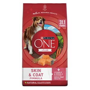 purina one natural, sensitive stomach dry dog food, +plus skin & coat formula – 31.1 lb. bag