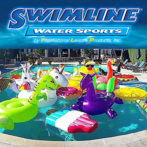 Swimline Inflatable Nylon Covered Swimming Pool U-Seat Chair Float (5 Pack)