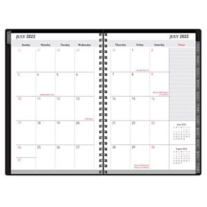 Office Depot® Brand Weekly/Monthly Academic Planner, 5" x 8", 30% Recycled, Black, July 2022 to August 2023