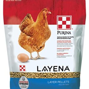 Purina Layena | Nutritionally Complete Layer Hen Feed Pellets | 10 Pound (10 lb) Bag