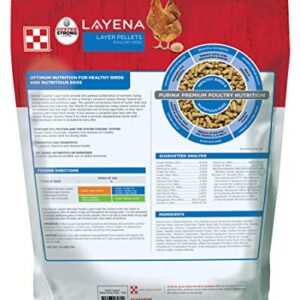 Purina Layena | Nutritionally Complete Layer Hen Feed Pellets | 10 Pound (10 lb) Bag