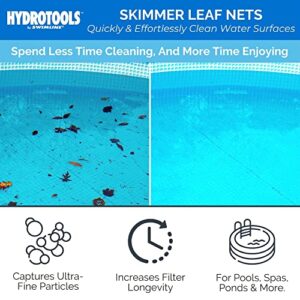 Swimline 8039 Premium Extra Strong Leaf Skimmer Net Head Cleaner for Swimming Pool Spa Fountain Pond Hot Tub Leaves Bugs Debris Fine Cleaning Maintenance, Heavy Duty Large, Blue