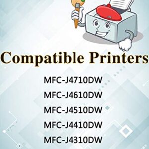 12-Pack MM MUCH & MORE Compatible Ink Cartridge Replacement for Brother LC-105 LC-107 LC107 LC105 XXL Used in MFC-J4510DW MFC-J4410DW J4310DW MFC-J4610DW 4710DW (3 Black, 3 Cyan, 3 Yellow, 3 Magenta)