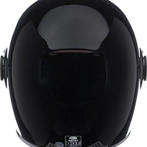 Bell Bullitt Full-Face Motorcycle Helmet (Solid Gloss Black, Medium)