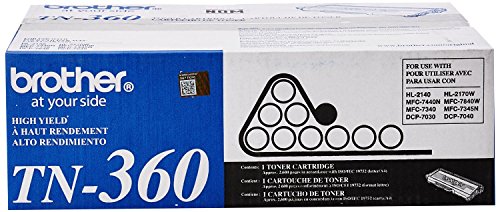 4 Pack Brother TN360 High Yield Toner Cartridge - Black