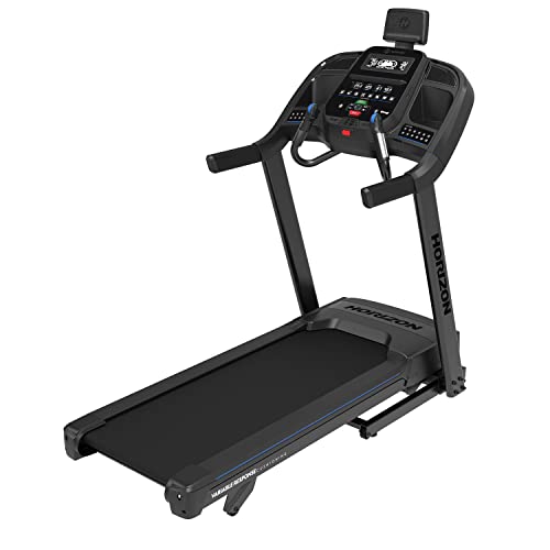 Horizon Fitness 7.0 at Studio Series Smart Treadmill with Bluetooth and Incline, Heavy Duty Folding Treadmill 325 lbs Weight Capacity, Pro Running Machine for Home Exercise and Running with Apps