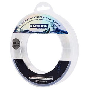 kastking durablend monofilament leader line – premium saltwater mono leader materials – big game spool size 120yds/110m