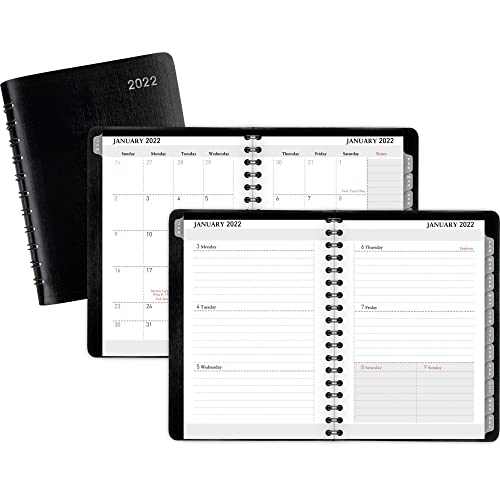 Office Depot® Brand Weekly/Monthly Planner, 4" x 6", Black, January To December 2022, OD711500