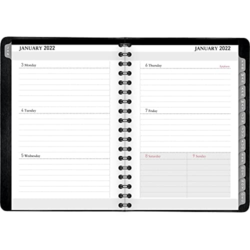 Office Depot® Brand Weekly/Monthly Planner, 4" x 6", Black, January To December 2022, OD711500