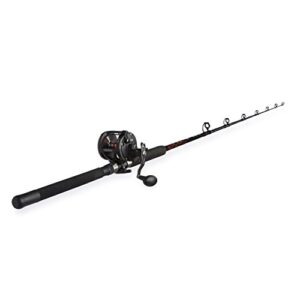 penn warfare 30lw level wind fishing rod and reel combo, 6.5 feet