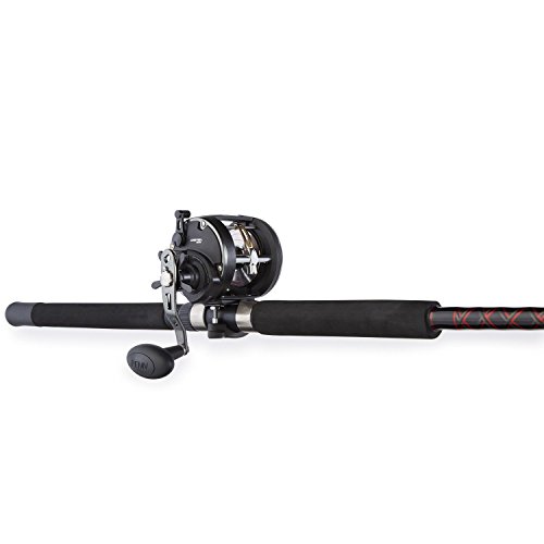 Penn Warfare 30LW Level Wind Fishing Rod and Reel Combo, 6.5 Feet