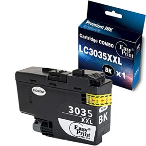 easyprint compatible black 3035 ink cartridge replacement for brother lc3035 lc3035xl for mfc-j805dw, mfc-j805dw xl, mfc-j815dw, mfc-j995dw, mfc-j995dw xl, (1- black pack)