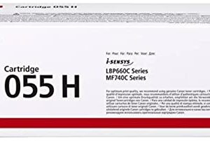 Canon CRG 055 High Yield Capacity Toner Cartridge for MF745, 743, 741, Bundle with Black 7600 Pages Yield/Cyan, 5900 Pages Yield/Magenta, 5900 Pages Yield/Yellow, 5900 Pages Yield