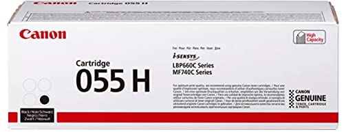 Canon CRG 055 High Yield Capacity Toner Cartridge for MF745, 743, 741, Bundle with Black 7600 Pages Yield/Cyan, 5900 Pages Yield/Magenta, 5900 Pages Yield/Yellow, 5900 Pages Yield