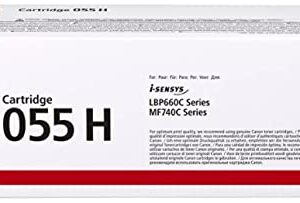 Canon CRG 055 High Yield Capacity Toner Cartridge for MF745, 743, 741, Bundle with Black 7600 Pages Yield/Cyan, 5900 Pages Yield/Magenta, 5900 Pages Yield/Yellow, 5900 Pages Yield