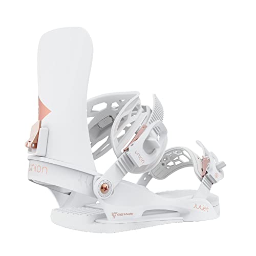 Union Juliet Snowboard Bindings Womens Sz M (7-8.5) White