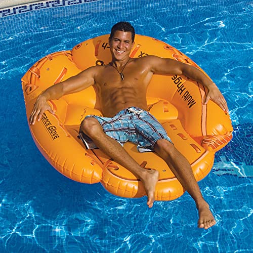 Swimline Giant Inflatable 62" Baseball Glove Swimming Pool Float (2 Pack)