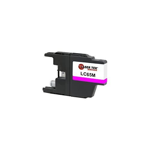 Laser Tek Services Compatible Ink Cartridge Replacement for Brother LC-65 LC65BK LC65C LC65M LC65Y Works with Brother MFC5890CN 5895CW Printers (Black, Cyan, Magenta, Yellow, 5 Pack)
