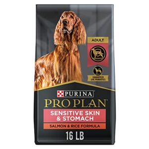 purina pro plan sensitive skin and stomach dog food salmon and rice formula – 16 lb. bag