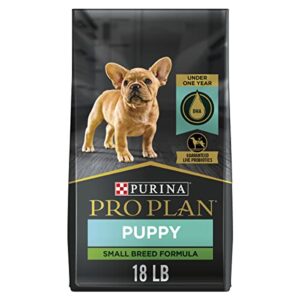 purina pro plan high protein small breed puppy food dha chicken & rice formula – 18 lb. bag