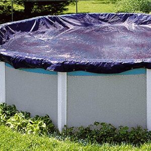 Swimline 30 Foot Heavy Round Above Ground Winter Swimming Pool Cover (6 Pack)