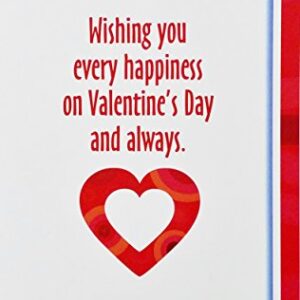 Happy Valentine's Day To A Wonderful Brother-in-Law Greeting Card -"Wishing you every happiness"