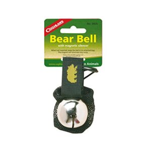 Coghlan's Bear Bell with Magnetic Silencer, Black