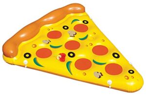 swimline giant inflatable pizza slice float raft for lake beach pool (3 pack)