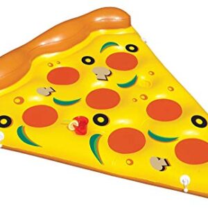 Swimline Giant Inflatable Pizza Slice Float Raft for Lake Beach Pool (3 Pack)