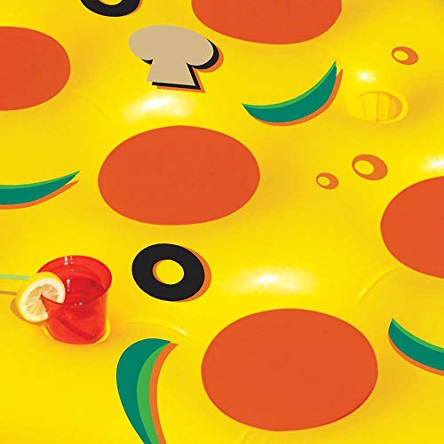 Swimline Giant Inflatable Pizza Slice Float Raft for Lake Beach Pool (3 Pack)