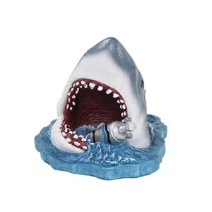 penn-plax jaws officially licensed aquarium decoration – air tank strike – safe for freshwater and saltwater fish tanks – medium