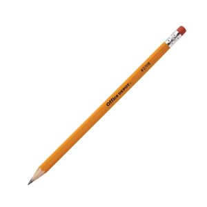 Office Depot® Brand Wood Pencils, #2 HB Medium Lead, Yellow, Pack Of 12