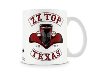 zz top officially licensed texas 1962 coffee mug