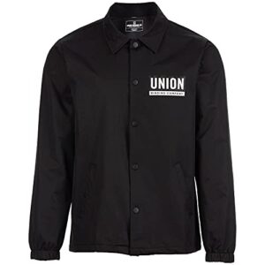 union binding company ” classic coaches jacket” (black/white) mens large