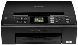 brother black compact inkjet all-in-one with fax and wireless networking (mfcj265w)