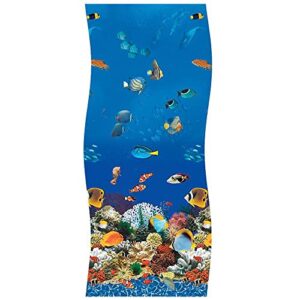 swimline beaded 24′ round caribbean 52 in. depth above ground pool liner, 20 mil li2452cfb