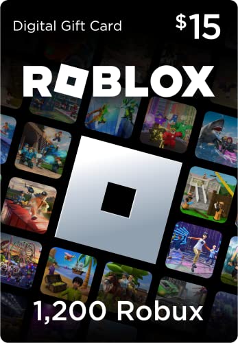 Roblox Digital Gift Card - 1,200 Robux [Includes Exclusive Virtual Item] [Online Game Code]