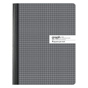office depot marble quad composition book, 7 1/2in. x 9 3/4in., quadrille ruled, 100 sheets, black/white, 09926-09021