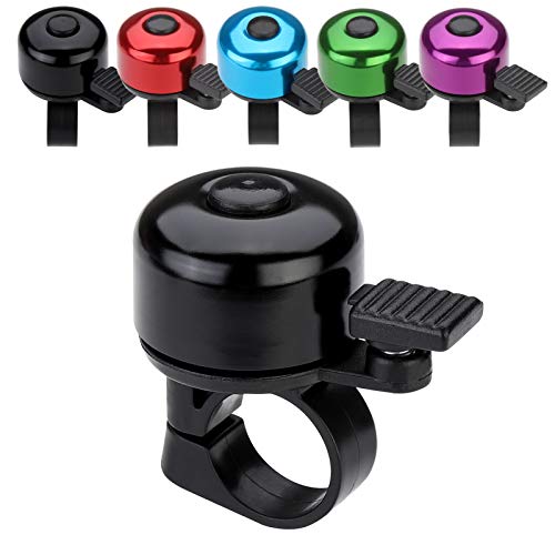 Paliston Bike Bell Bicycle Bell Crisp Sound for Adults Kids Boys Girls Black