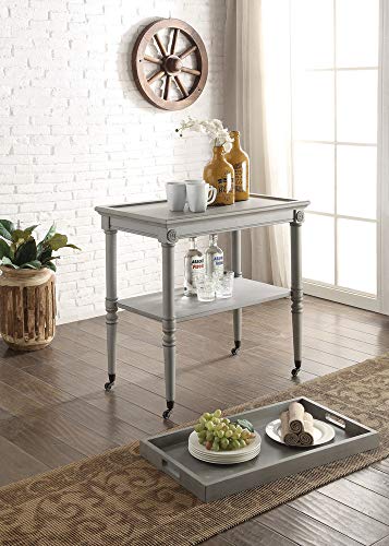 ACME Frisco Tray Table - 82906 - Antique Slate