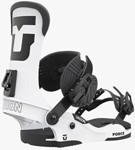 union force snowboard bindings mens sz m (8-10) pro white