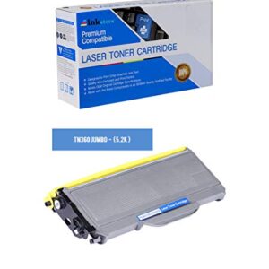 Inksters Compatible Toner Cartridge Replacement for Brother TN360 (J) Black Jumbo - Compatible with HL 2120 2125 2140 DCP 7030 7040 MFC 7440N