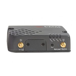 sierra wireless airlink rv55 1104303 rugged lte-a pro router. north america. dc power
