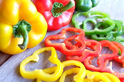 Rainbow Blend Sweet Bell Pepper Seeds, 50+ Heirloom Seeds Per Packet, (Isla's Garden Seeds), Non GMO Seeds